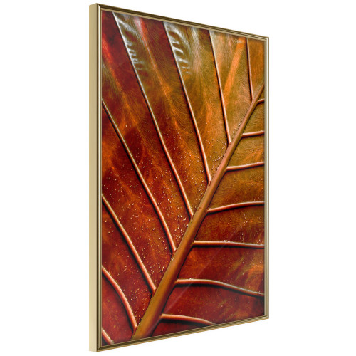 Poster Bronze Leaf