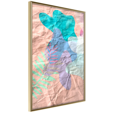 Poster Colourful Camouflage (Peach)-01