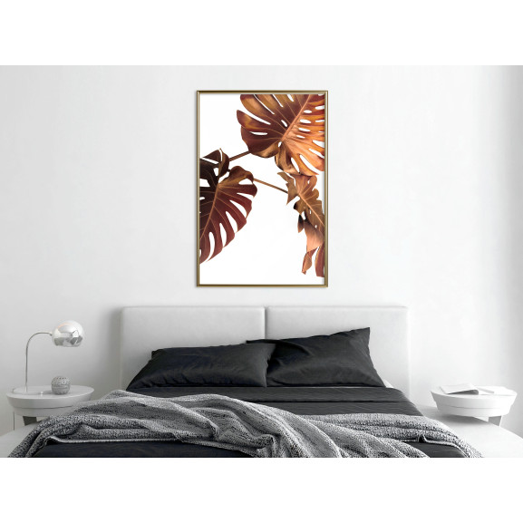 Poster Copper Monstera