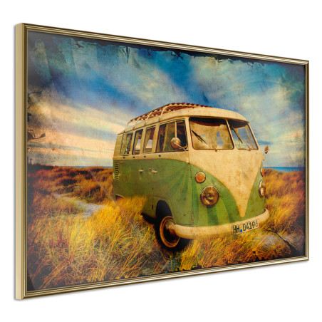 Poster Hippie Van I-01