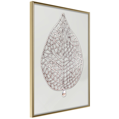 Poster Leaf-Shaped Pendant