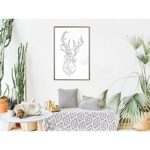 Poster Minimalist Deer