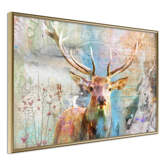 Poster Pastel Deer