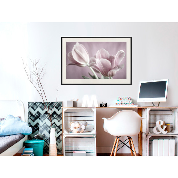 Poster Pastel Tulips I