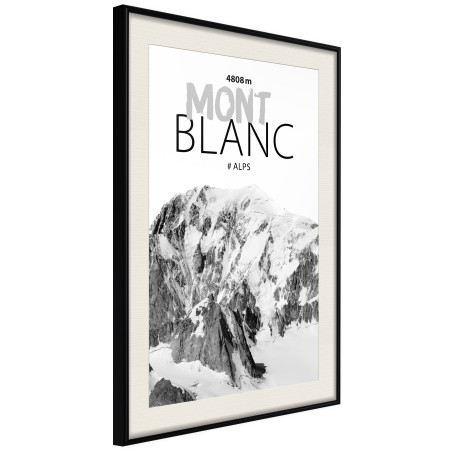 Poster Peaks of the World: Mont Blanc-01