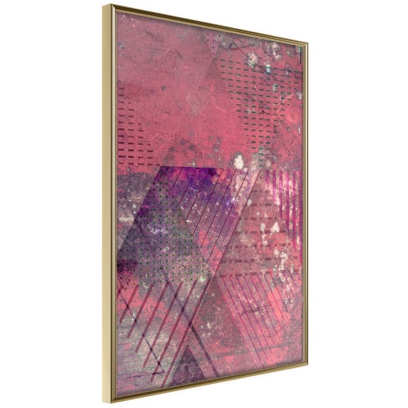 Poster Pink Patchwork III