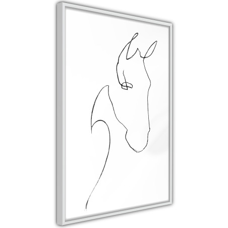 Poster Sketch of a Horse's Head-01