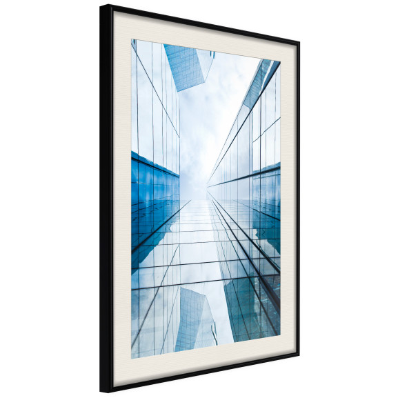 Poster Steel and Glass (Blue)