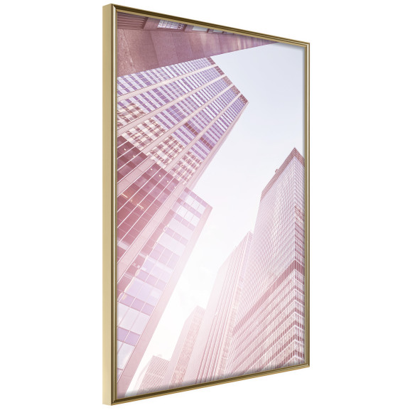 Poster Steel and Glass (Pink)