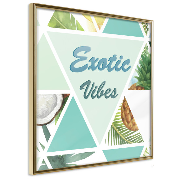 Poster Tropical Mosaic (Square)