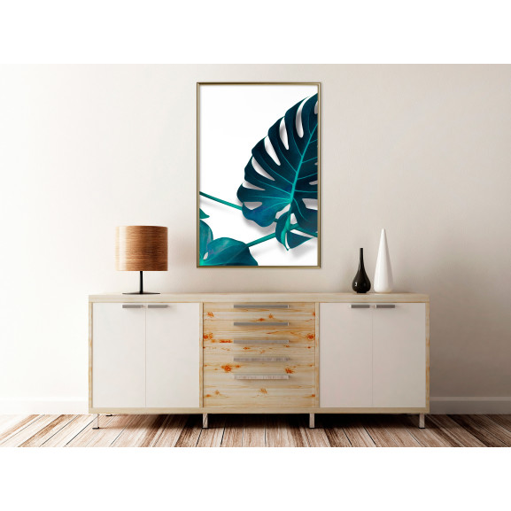 Poster Turquoise Monstera I