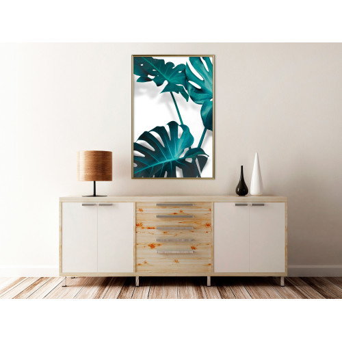 Poster Turquoise Monstera II