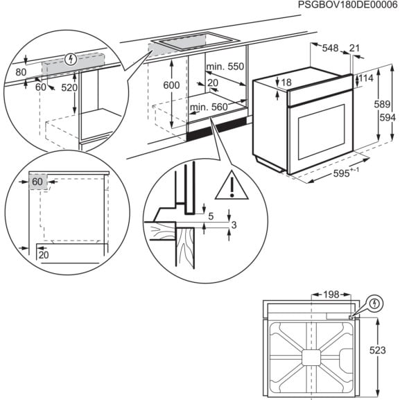 Cuptor Electric Multifunctional Electrolux KODGC70TX, SteamBake, Autocuratare Catalitica, A, Inox