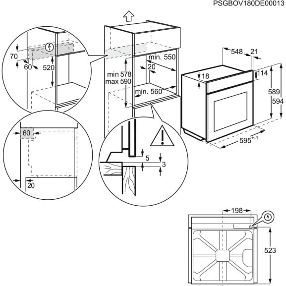 Cuptor Electric Multifunctional Electrolux KODGC70TX, SteamBake, Autocuratare Catalitica, A, Inox