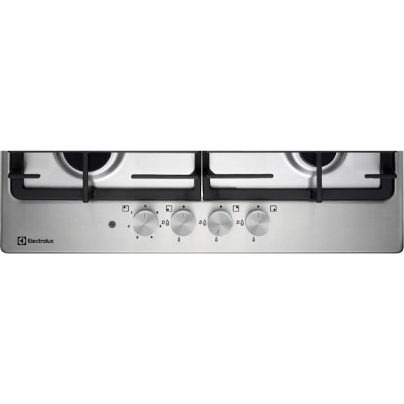 Plita Mixta Electrolux KGM64311X, 4 Zone De Gatit, Inox, 60 Cm