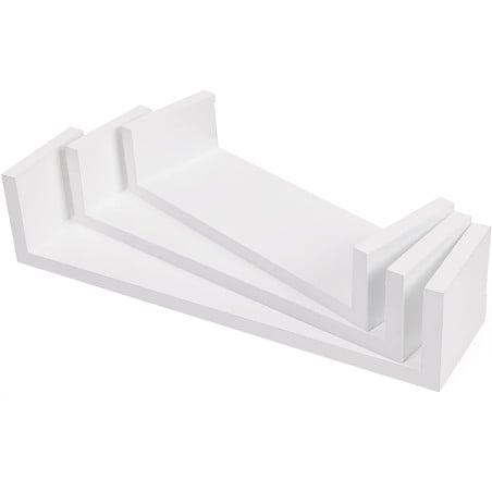 Polita White, Alb, 40 x 9 x 10 Cm-01