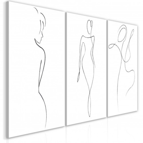 Tablou Silhouettes (Collection), 60 X 30Cm-Resigilat