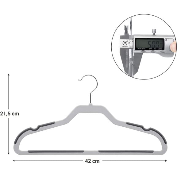 Pachet De 20 De Umerase, Gri, 42 Cm