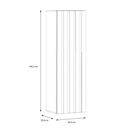 Set Living Intuition, Stejar Mauvela Cu Alb/ Gri, 289 Cm-01