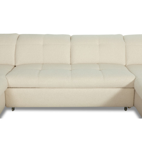 Coltar U Extensibil Sevilia Lux, Dreapta, 6 Locuri, Tetiere Reglabile, Boucle Ivory, 347 Cm-01