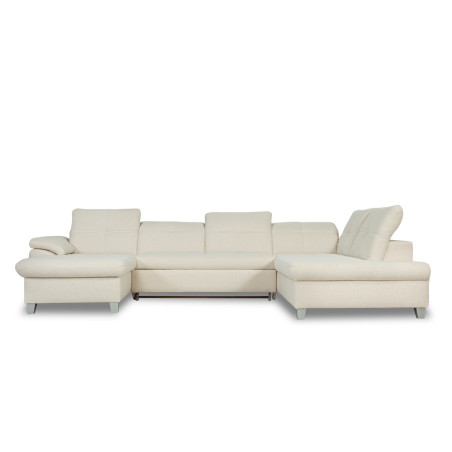 Coltar U Extensibil Sevilia Lux, Dreapta, 6 Locuri, Tetiere Reglabile, Boucle Ivory, 347 Cm-01