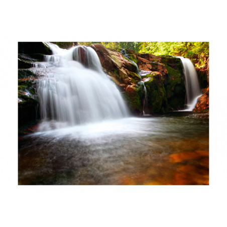 Fototapet Small Elbe Waterfall-01