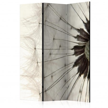 Paravan White Dandelion [Room Dividers] 135 cm x 172 cm-01