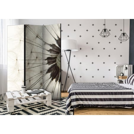 Paravan White Dandelion [Room Dividers] 135 cm x 172 cm-01