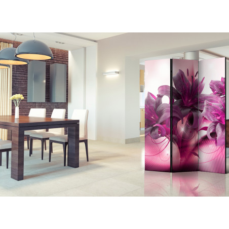 Paravan The Purple Flame [Room Dividers] 135 cm x 172 cm-01