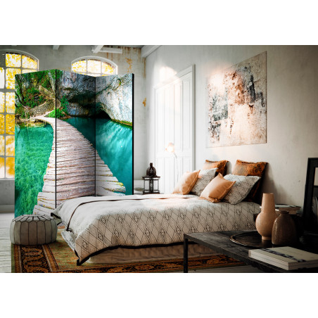 Paravan Emerald Lake [Room Dividers] 135 cm x 172 cm-01