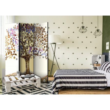 Paravan Golden Tree [Room Dividers] 135 cm x 172 cm-01