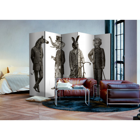 Paravan Elegant Zoo Ii [Room Dividers] 225 cm x 172 cm-01