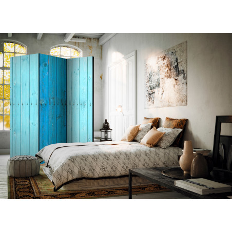 Paravan The Blue Boards [Room Dividers] 135 cm x 172 cm-01