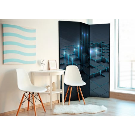 Paravan Black City [Room Dividers] 135 cm x 172 cm-01