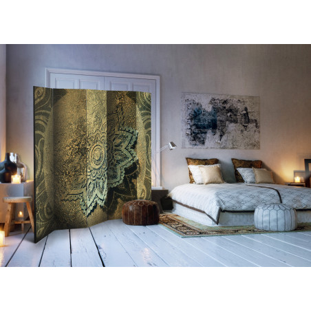 Paravan Golden Treasure Ii [Room Dividers] 225 cm x 172 cm-01