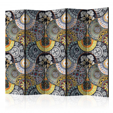 Paravan Painted Exoticism Ii [Room Dividers] 225 cm x 172 cm-01