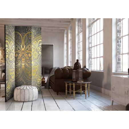 Paravan Golden Butterfly [Room Dividers] 135 cm x 172 cm-01