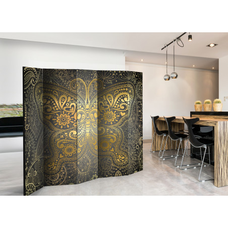 Paravan Golden Butterfly Ii [Room Dividers] 225 cm x 172 cm-01