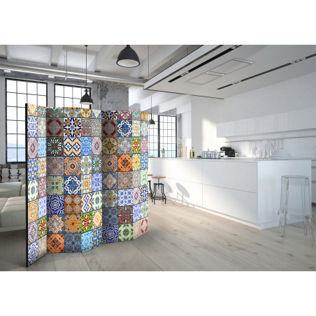 Paravan Colorful Mosaic Ii [Room Dividers] 225 cm x 172 cm-01