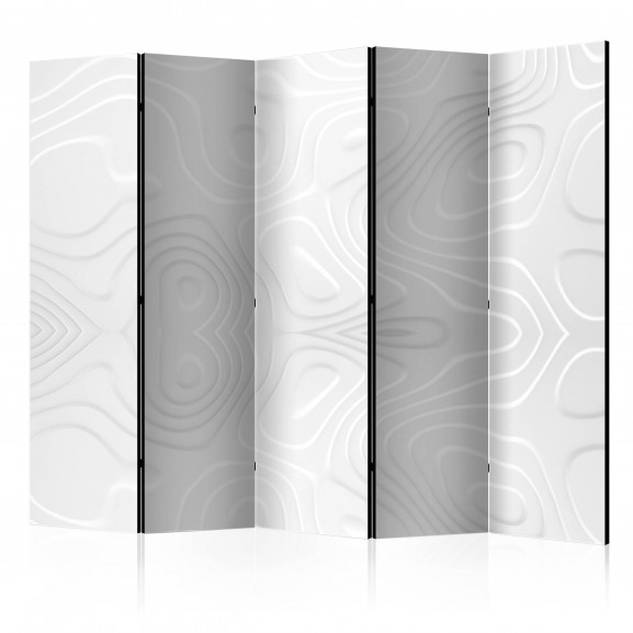 Paravan Room Divider White Waves Ii 225 cm x 172 cm