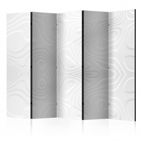 Paravan Room Divider White Waves Ii 225 cm x 172 cm-01