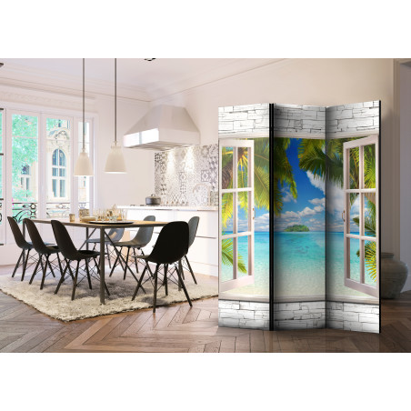 Paravan Dream Island [Room Dividers] 135 cm x 172 cm-01