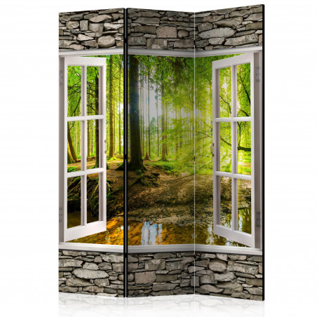 Paravan Morning Forest [Room Dividers] 135 cm x 172 cm-01