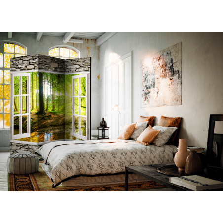 Paravan Morning Forest [Room Dividers] 135 cm x 172 cm-01