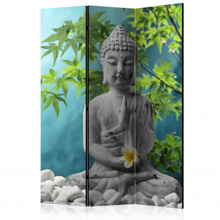 Paravan Meditating Buddha [Room Dividers] 135 cm x 172 cm-01