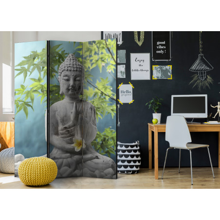 Paravan Meditating Buddha [Room Dividers] 135 cm x 172 cm-01