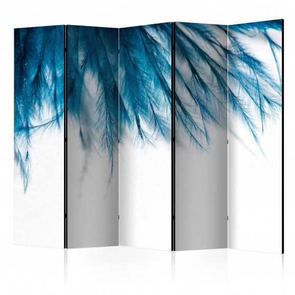 Paravan Sapphire Feathers Ii [Room Dividers] 225 cm x 172 cm