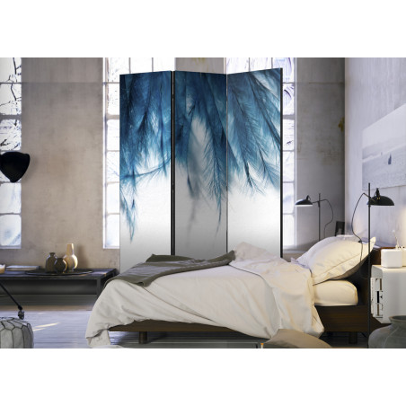 Paravan Sapphire Feathers [Room Dividers] 135 cm x 172 cm-01