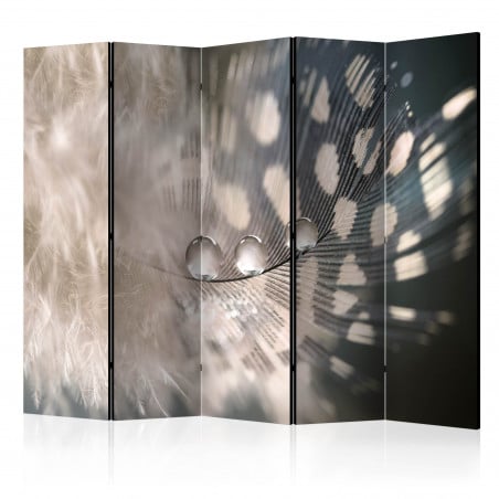 Paravan Elegant Feather Ii [Room Dividers] 225 cm x 172 cm-01