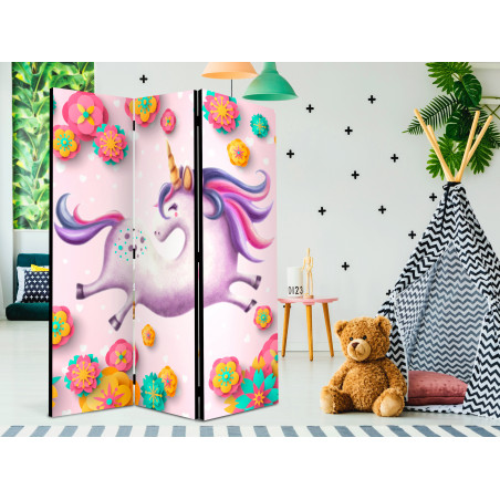 Paravan Lithe Unicorn [Room Dividers] 135 cm x 172 cm-01